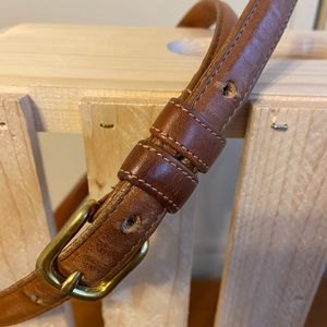 Vintage Coach Camel Leather Belt